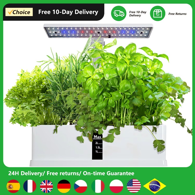 Smart Garden Light - Sistem Penanaman Hidroponik Pintar 9 Pod,