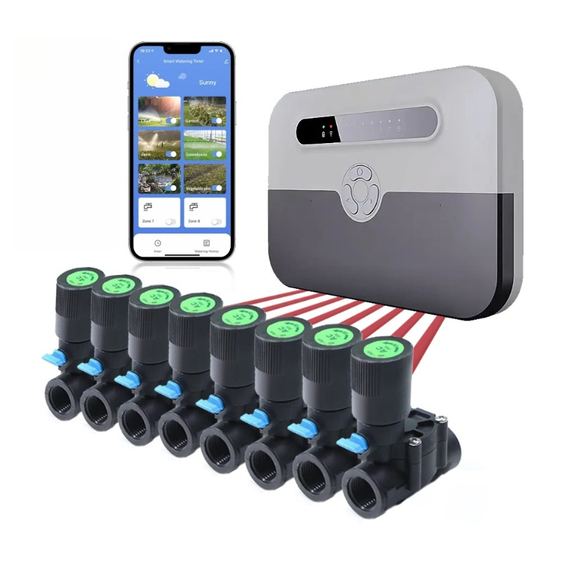 Smart Garden Zone - Pengontrol Katup Solenoid Air Taman 8-Zona