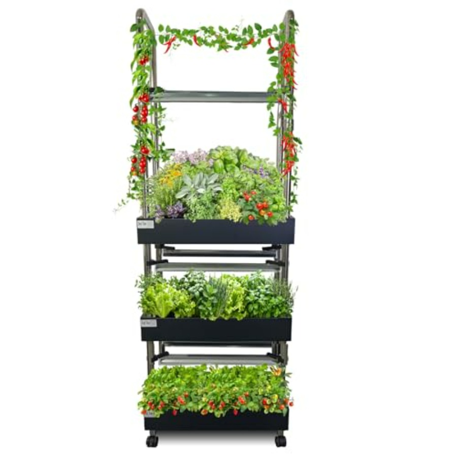 Smart Garden Vertical - Sistem hidroponik dalam ruangan: taman vertikal