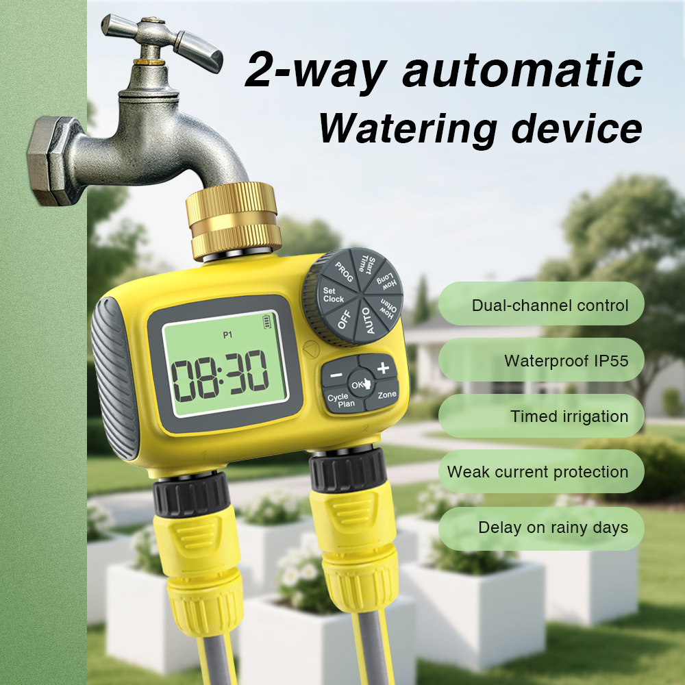 Smart Garden Zone - Pengatur Waktu Irigasi Layar LCD 2
