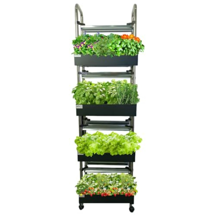 Smart Garden Vertical - Sistem hidroponik dalam ruangan: taman vertikal