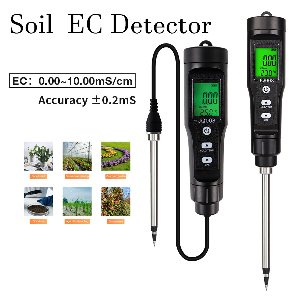 Soil Test Digital - Detektor EC/Suhu Tanah 2 In 1