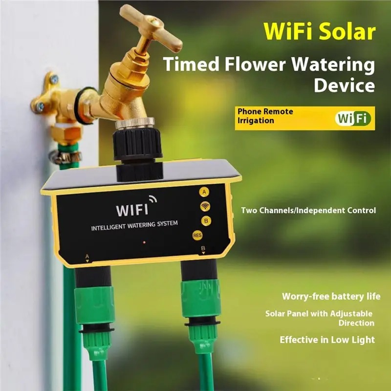 1/2 Outlet WIFI Solar Irrigati - Smart Garden Hose Timer ulasan dan harga