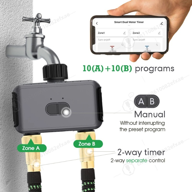 Timer Irigasi WiFi Pintar Zona - Smart Garden Zone ulasan dan harga