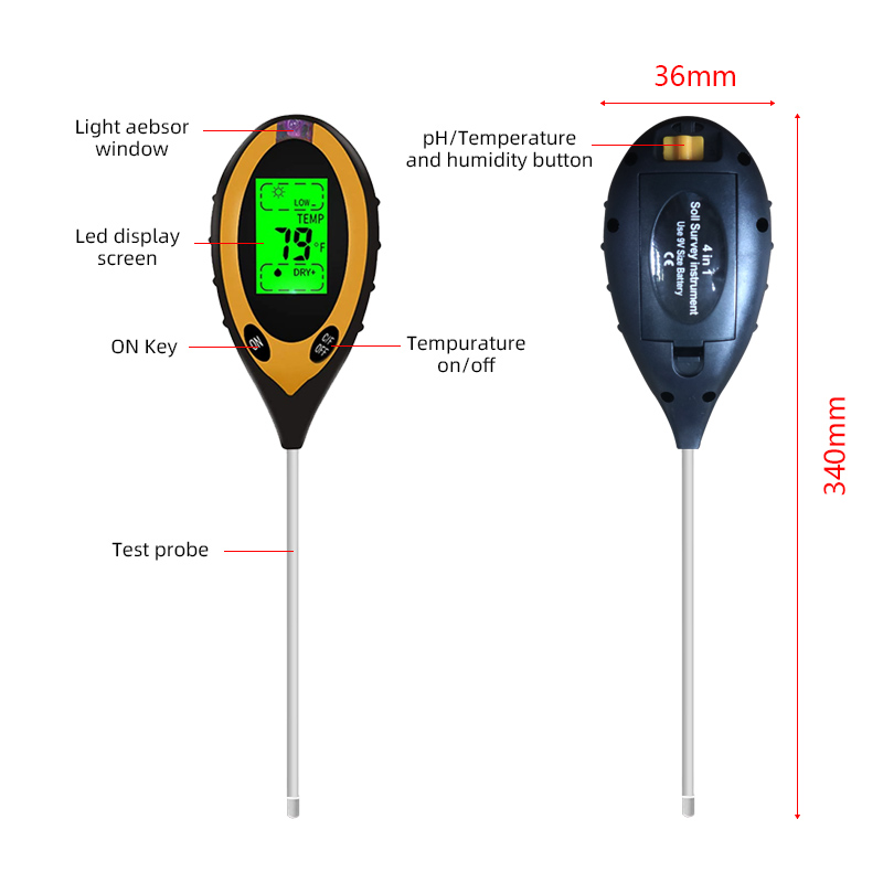 Alat Ukur PH Tanah, Pengukur K - Soil Test Digital ulasan dan harga