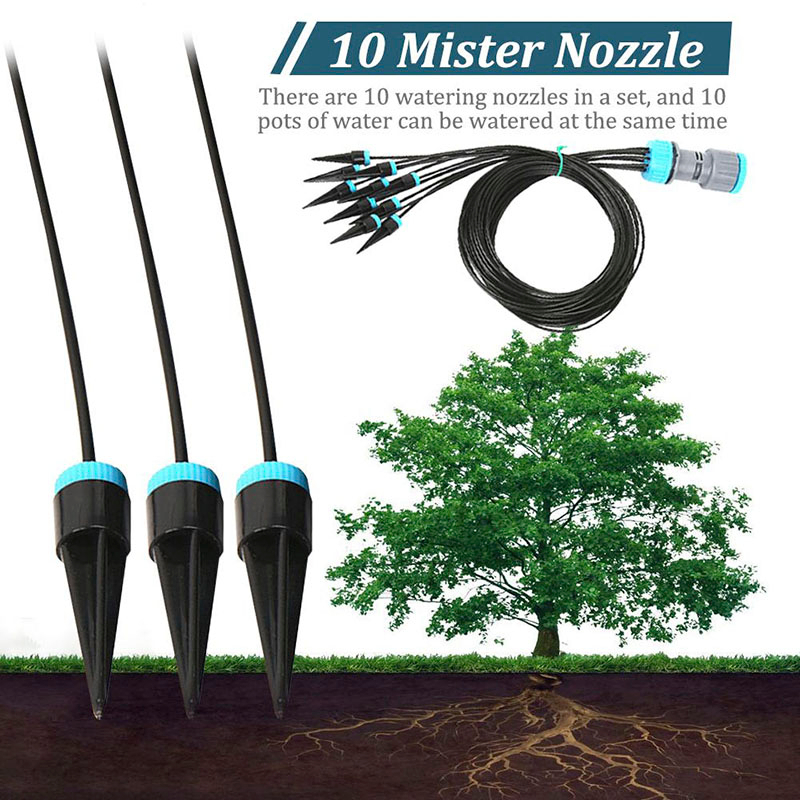 10 Buah Kit Irigasi Tetes Sist - Smart Garden Sprinkler System ulasan dan harga