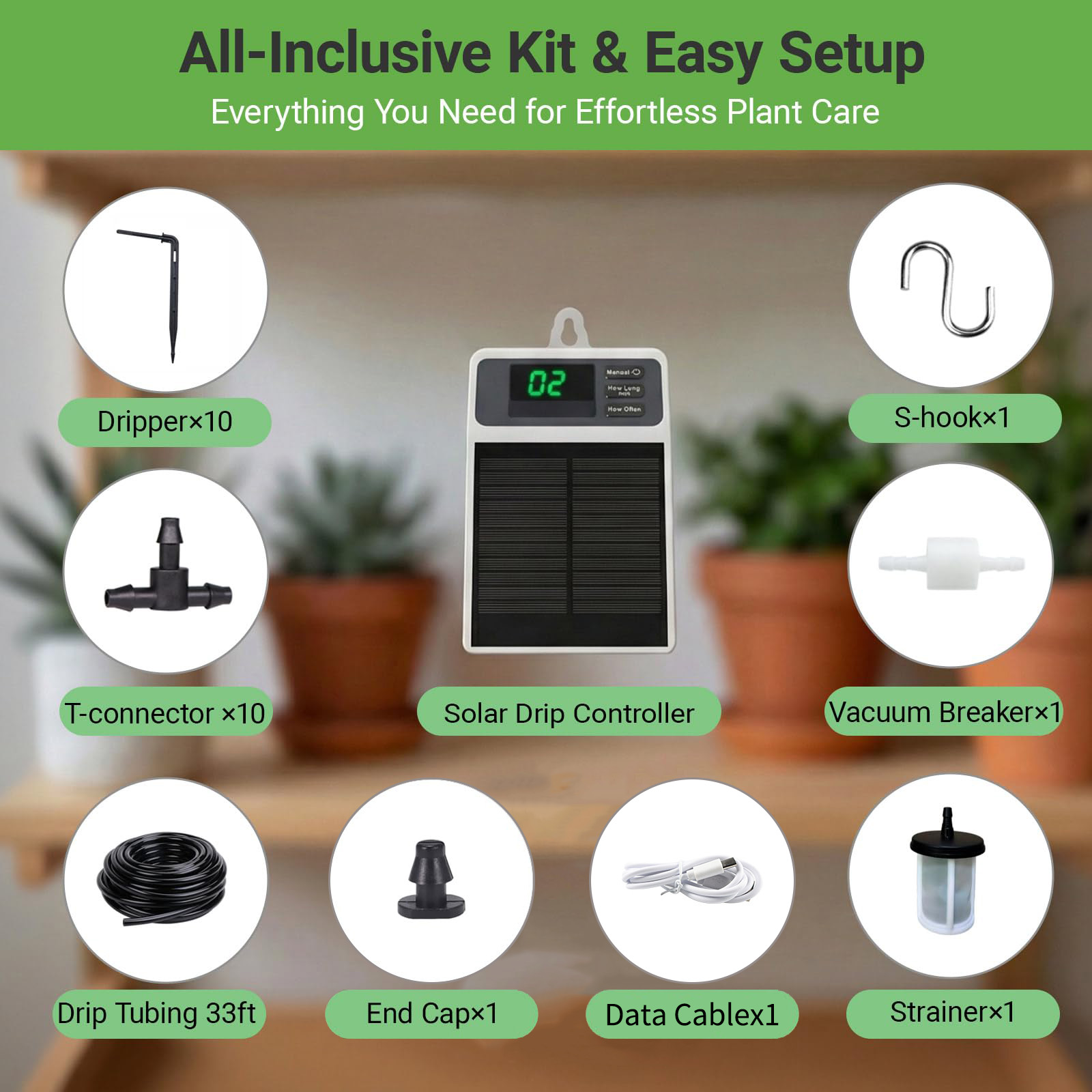 Sistem Irigasi Tetes Tenaga Su - Smart Garden Sprinkler System ulasan dan harga