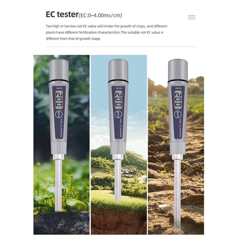 A84E-Tester Digital ATC EC-316 - Soil Test Digital ulasan dan harga