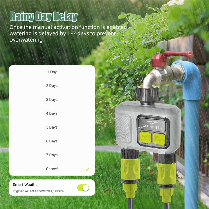 ALIM-Wifi Smart Water Timer 2  - Smart Garden Zone ulasan dan harga