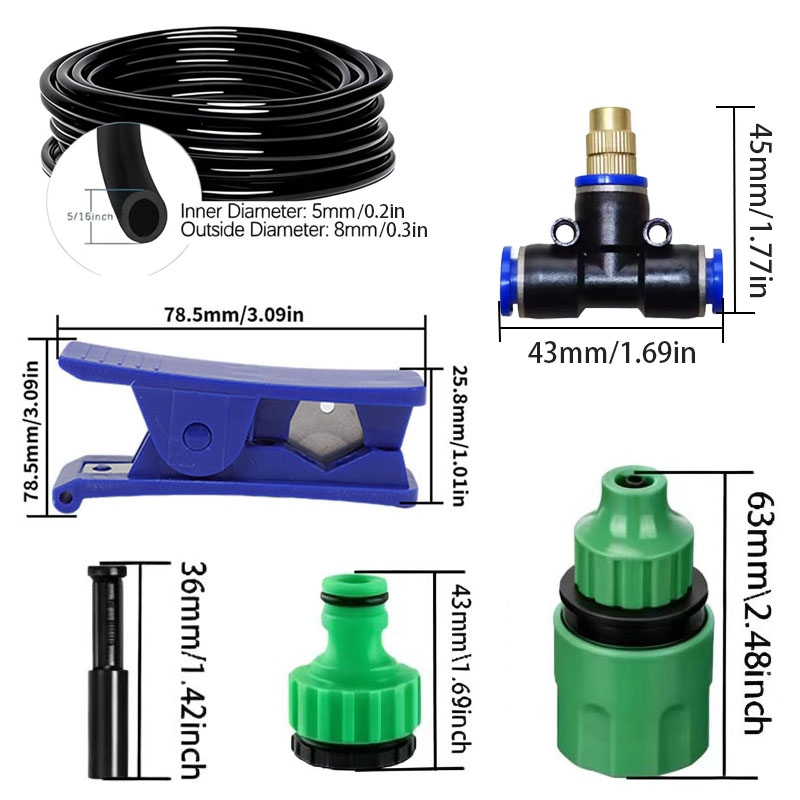 Kit Sistem Pendingin Kabut  No - Smart Garden Sprinkler System ulasan dan harga