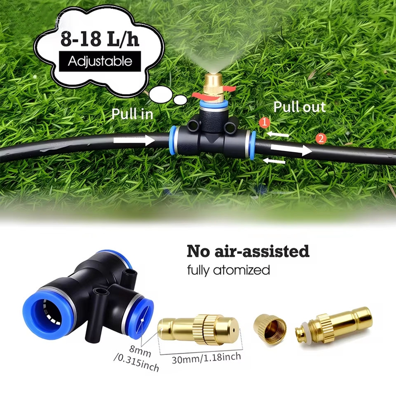 Kit Sistem Pendingin Kabut  No - Smart Garden Sprinkler System ulasan dan harga