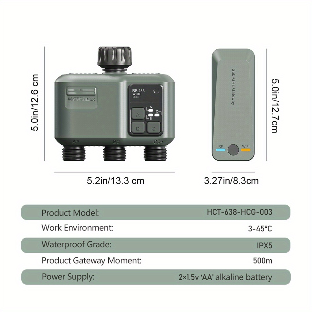 Timer Penyiram Cerdas Eshico:  - Smart Garden Zone ulasan dan harga