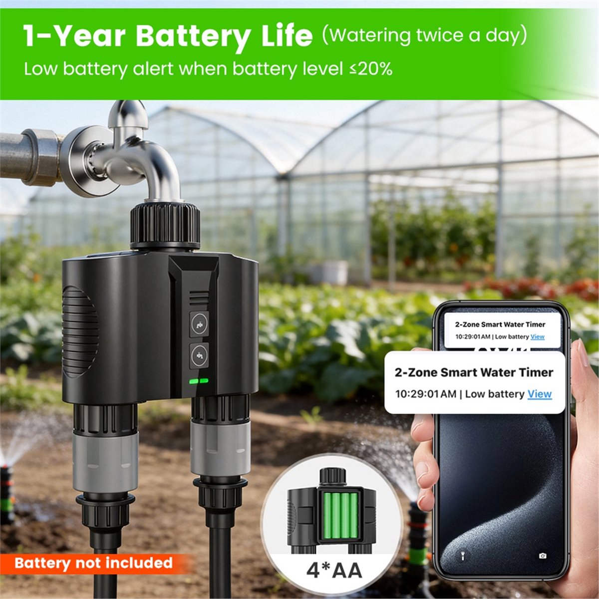 Y17A 1 Set Timer Air WiFi untu - Smart Garden Hose Timer ulasan dan harga