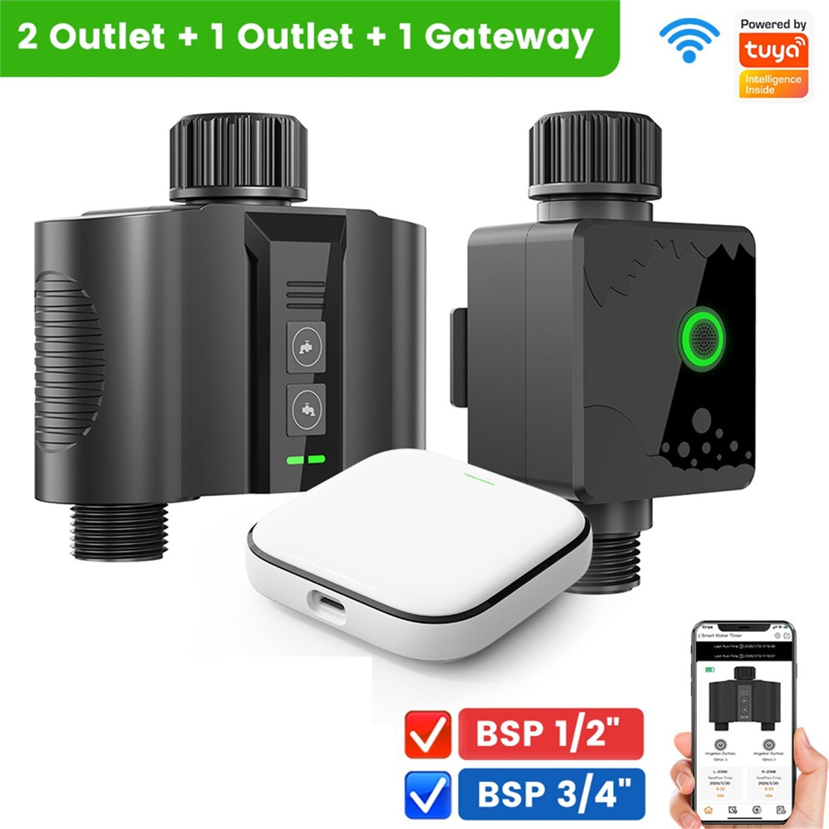 Y17A 1 Set Timer Air WiFi untu - Smart Garden Hose Timer ulasan dan harga