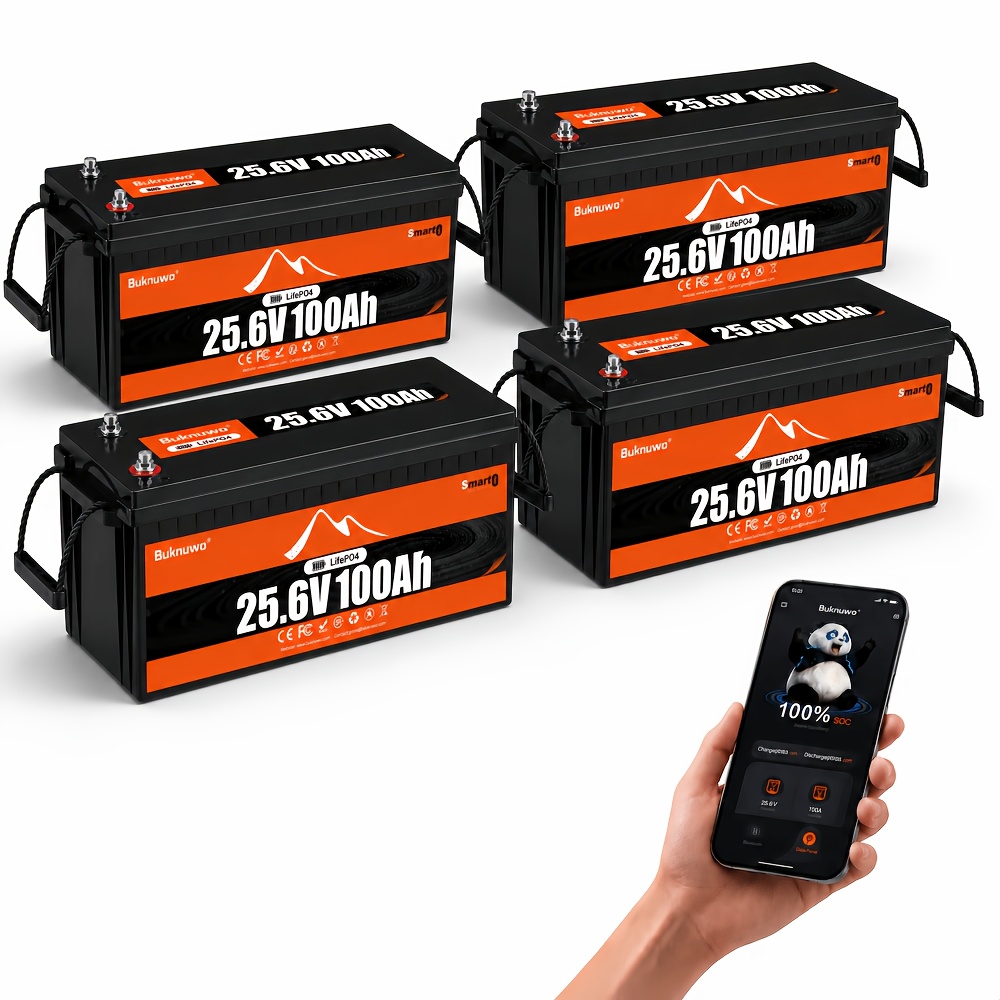 Buknuwo 4Pack 25.6V 100Ah LiFe - Smart Garden Arduino ulasan dan harga