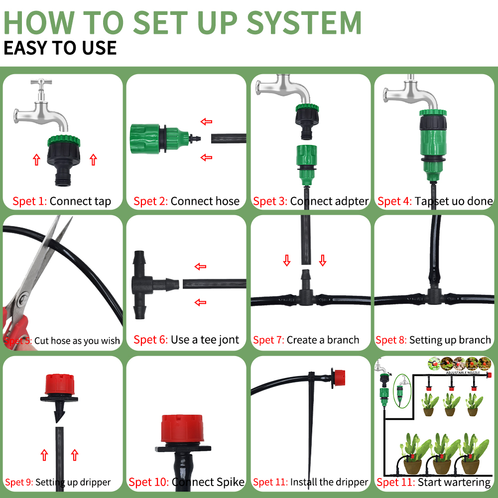 Sistem irigasi tetes mikro por - Smart Garden Hose Timer ulasan dan harga